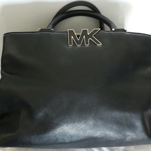 Michael Kors Florence Black leather satchel bag